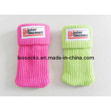 Mobile Phone Socks with PVC Logo